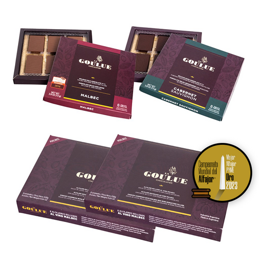 Pack #8 Classic Wine collection + 2 boxes of Alfajores