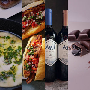 Grilled cheese & Pork sausage (chorizo) & AWI wines & La goulue Chocolate Tasting Oct 21st From 2-4 pm