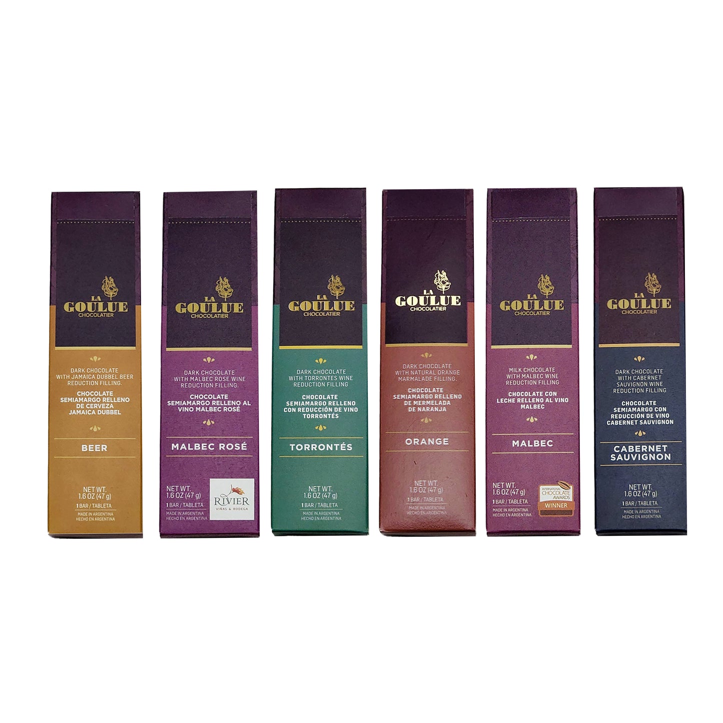 Wine-Filled Chocolate Discovery Set | 6 Bars