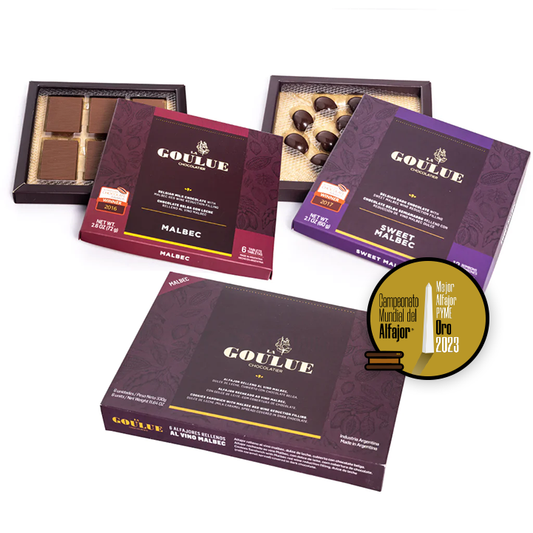 Pack #5 Malbec wine collection + box of Alfajores