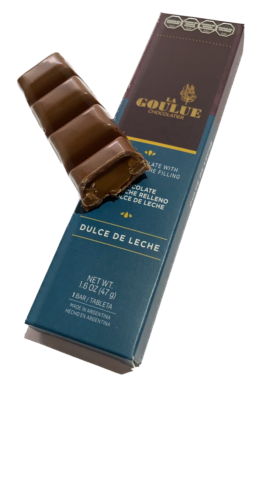 Dulce de Leche filled bar in Milk Chocolate