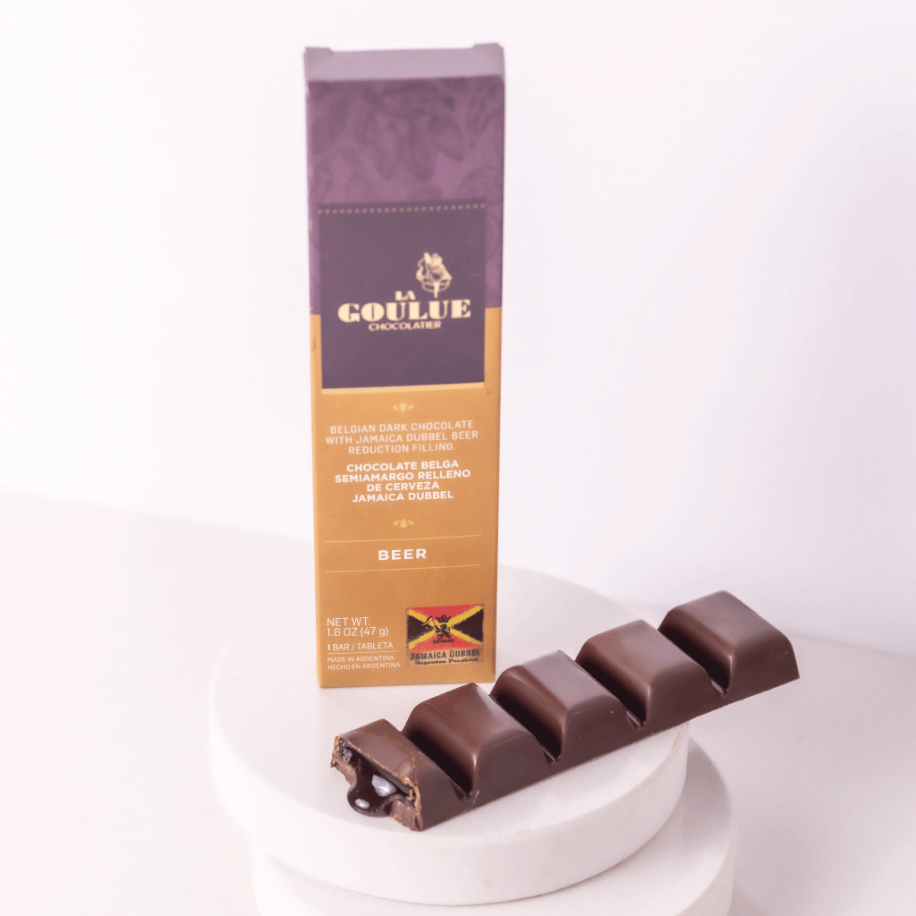 Jamaica Dubbel beer filled chocolate bar