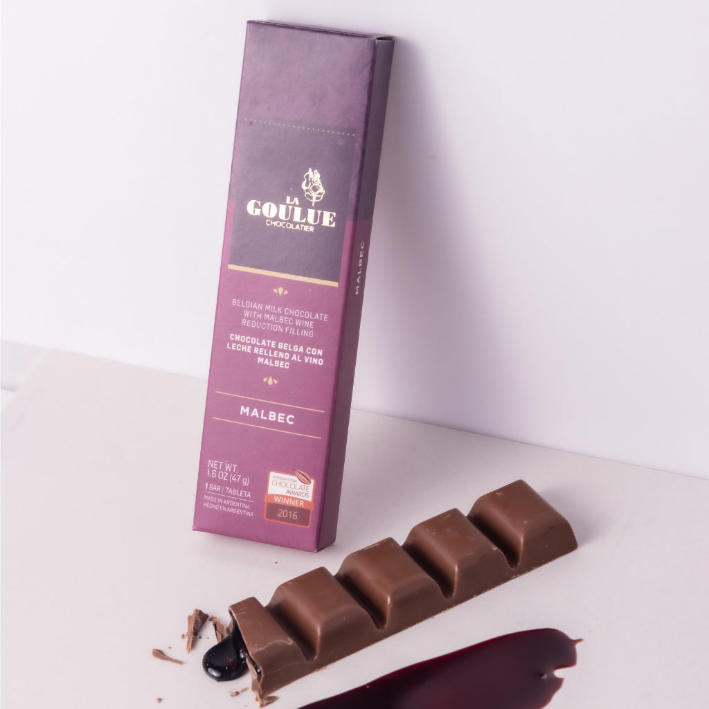 Malbec Wine-Filled Chocolate Bar