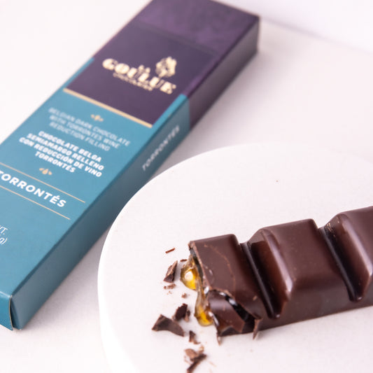 Torrontés (White) Wine-Filled Chocolate Bar