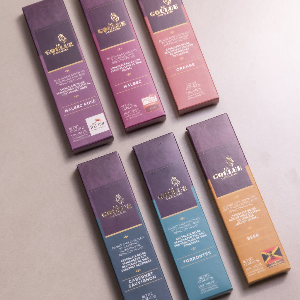 Wine-Filled Chocolate Discovery Set | 6 Bars