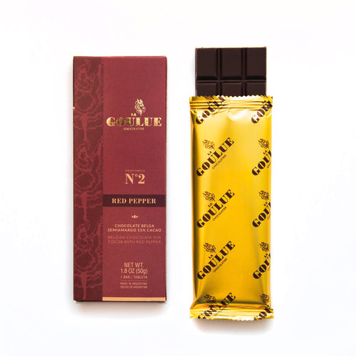 Special Edition N2 55% Cocoa Chocolate Tablet with Red Pepper